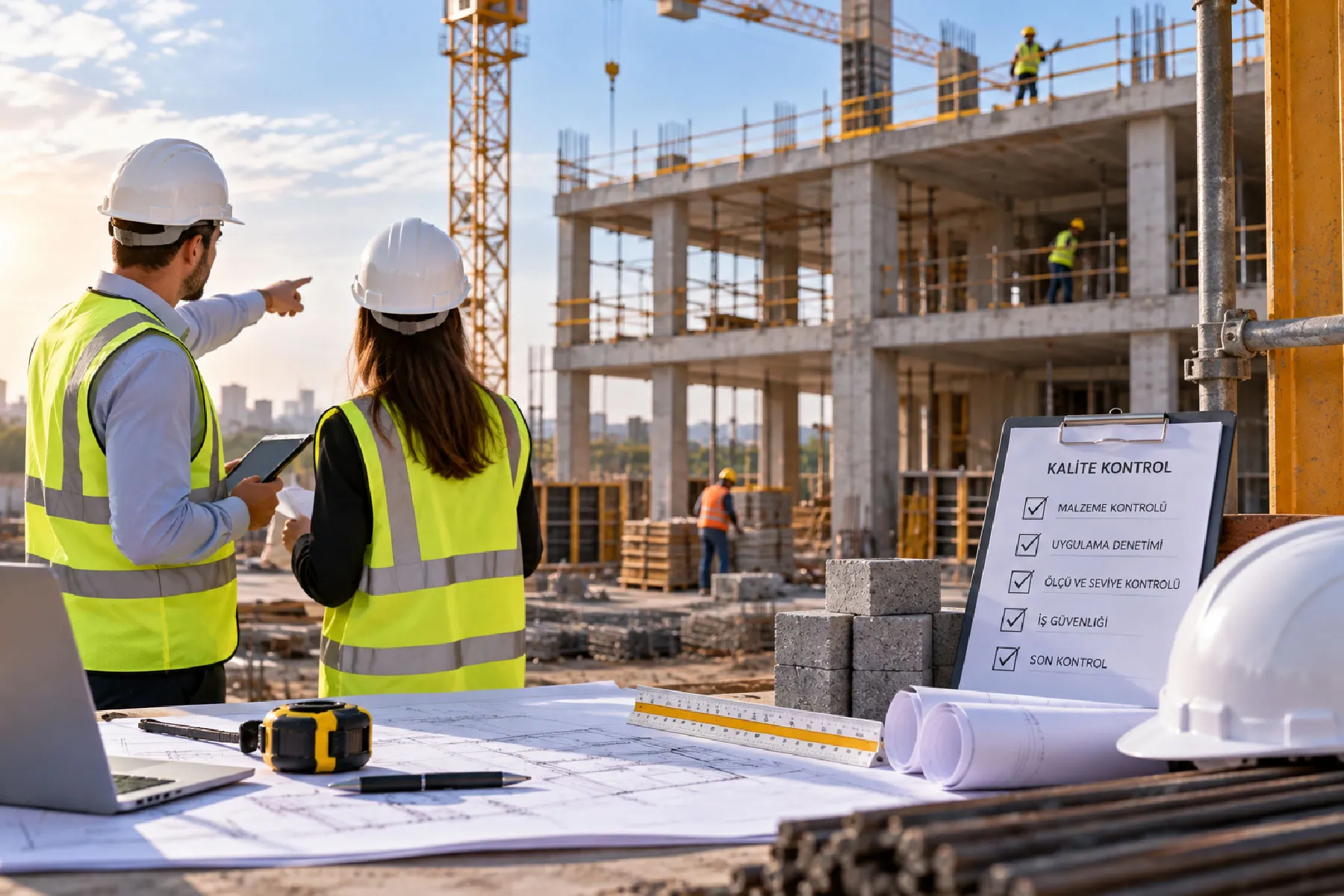 İnşaat Projelerinde Kalite Kontrol ve Denetim Aşamaları